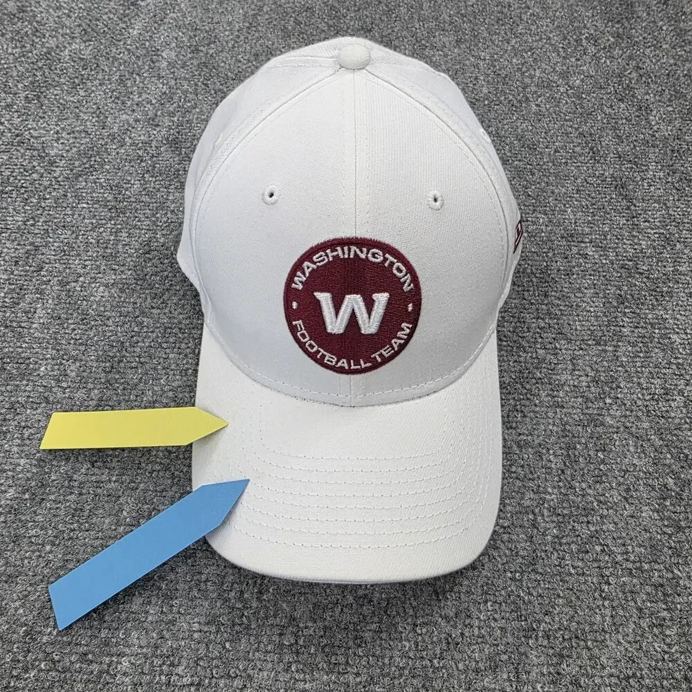 Washington Football Team Hat Cap Fitted Mens Large/XL White NFL Football New Era